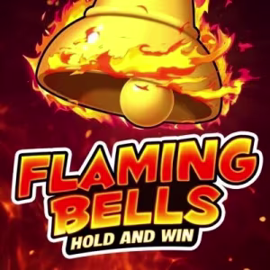 El logo de la Flaming Bells: Hold and Win Tragaperras