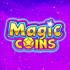El logo de la Magic Coins Tragaperras El logo de la Magic Coins Tragaperras