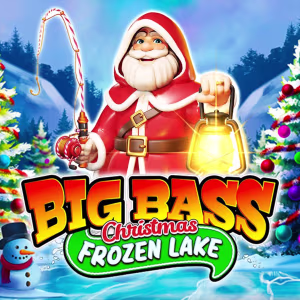 El logo de la Big Bass Christmas Frozen Lake Tragaperras