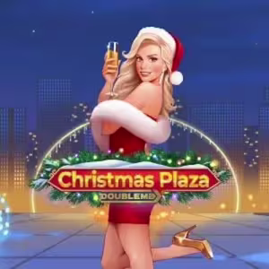 El logo de la Christmas Plaza DoubleMax Tragaperras
