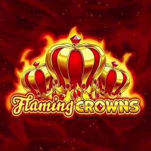 El logo de la Flaming Crowns Tragaperras