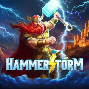El logo de la Hammerstorm Tragaperras