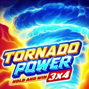 El logo de la Tornado Power: Hold and Win Tragaperras