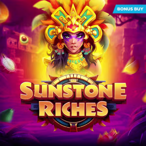 El logo de la Sunstone Riches Tragaperras