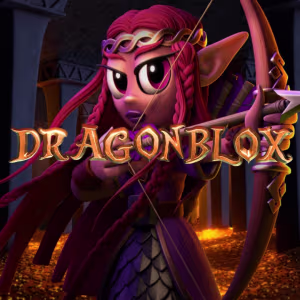 El logo de la Dragon Blox Tragaperras