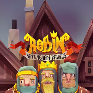 El logo de la Robin Nottingham Raiders Tragaperras