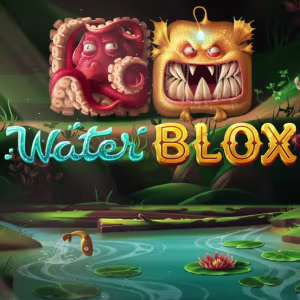 El logo de la Water Blox Tragaperras