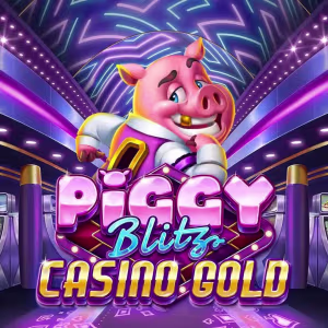 El logo de la Piggy Blitz Casino Gold Tragaperras