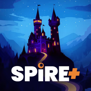 El logo de la Spire+ Tragaperras