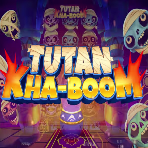 El logo de la Tutan Kha-boom Tragaperras