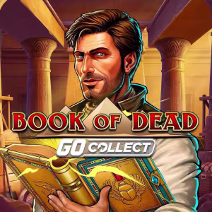 El logo de la Book of Dead GO Collect Tragaperras