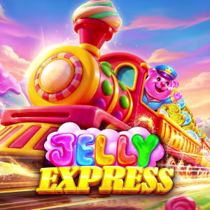El logo de la Jelly Express Tragaperras