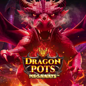 El logo de la Dragon Pots Megaways Tragaperras El logo de la Dragon Pots Megaways Tragaperras