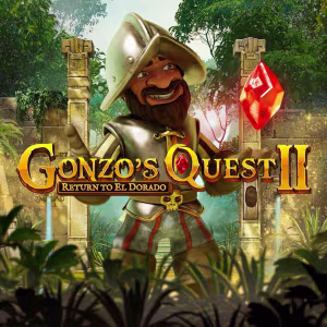 El logo de la Gonzo’s Quest 2: Return to El Dorado Tragaperras El logo de la Gonzo’s Quest 2: Return to El Dorado Tragaperras