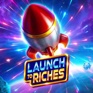 El logo de la Launch to Riches Tragaperras