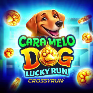El logo de la Caramelo Dog: Lucky Run Tragaperras El logo de la Caramelo Dog: Lucky Run Tragaperras