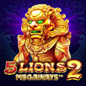 El logo de la 5 Lions Megaways 2 Tragaperras