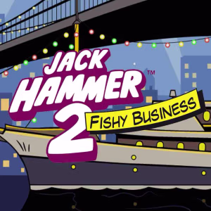 El logo de la Jack Hammer 2: Fishy Business Tragaperras