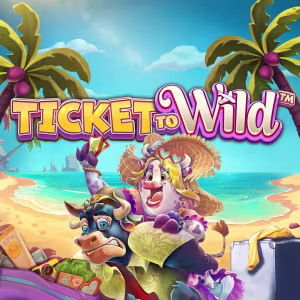 El logo de la Ticket to Wild Tragaperras
