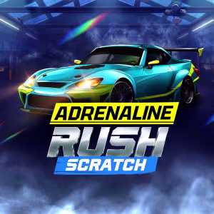 El logo de la Adrenaline Rush: Scratch Tragaperras