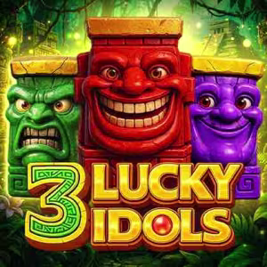 El logo de la 3 Lucky Idols Tragaperras
