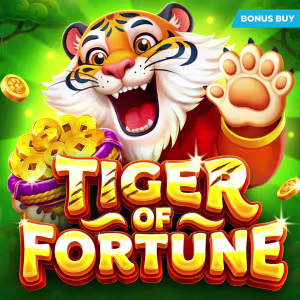 El logo de la Tiger of Fortune Tragaperras