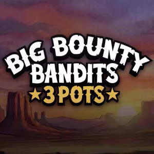 El logo de la Big Bounty Bandits: 3 Pots Tragaperras