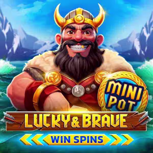 El logo de la Lucky And Brave Win Spins Tragaperras
