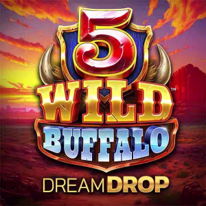 El logo de la 5 Wild Buffalo Tragaperras