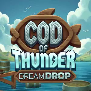 El logo de la Cod of Thunder Dream Drop Tragaperras