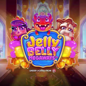 El logo de la Jelly Belly Megaways Tragaperras