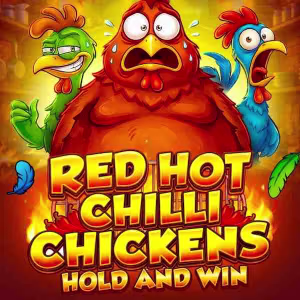El logo de la Red Hot Chilli Chickens Tragaperras