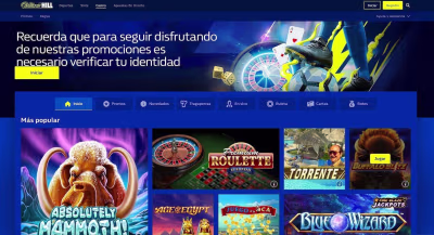 el sitio de William Hill Casino Online