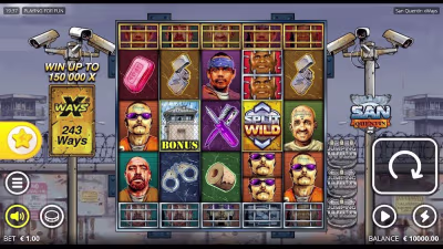 El logo de la San Quentin xWays Maquina Tragamonedas