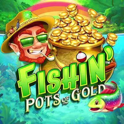 El logo de la Fishin’ Pots of Gold Maquina Tragamonedas