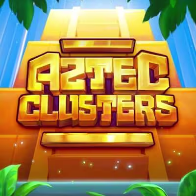 El logo de la Aztec Clusters Maquina Tragamonedas