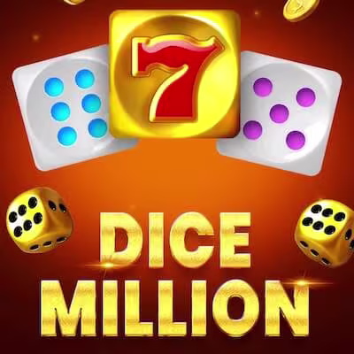 El logo de la Dice Million Maquina Tragamonedas