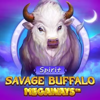 El logo de la Savage Buffalo Spirit Megaways Maquina Tragamonedas