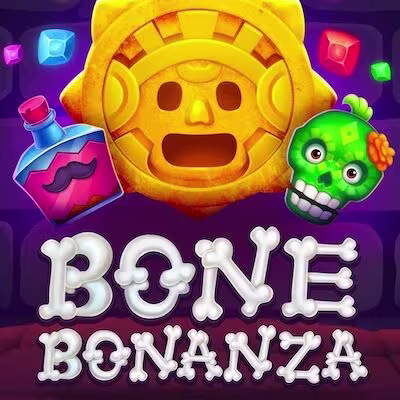El logo de la Bone Bonanza Maquina Tragamonedas