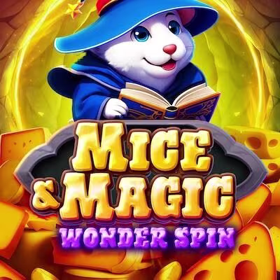 El logo de la Mice & Magic Maquina Tragamonedas