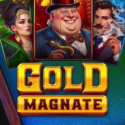 El logo de la Gold Magnate Maquina Tragamonedas