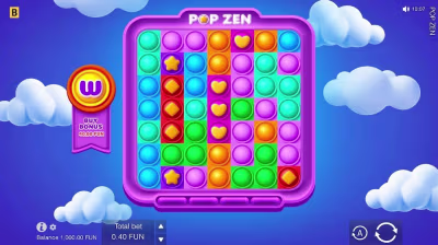 El logo de la Pop Zen Maquina Tragamonedas