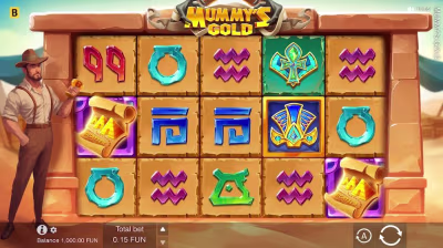 El logo de la Mummy’s Gold Maquina Tragamonedas