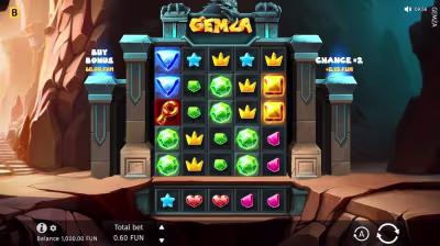 El logo de la Gemza Maquina Tragamonedas