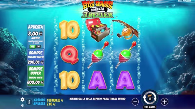 El logo de la Big Bass Bonanza 3 Reeler Maquina Tragamonedas