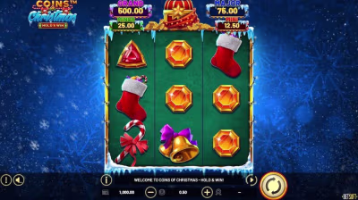 El logo de la Coins Of Christmas Hold & Win Maquina Tragamonedas