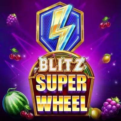 El logo de la Blitz Super Wheel Maquina Tragamonedas