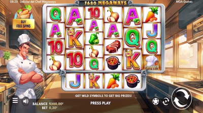 El logo de la Delicias del Chef Megaways Maquina Tragamonedas