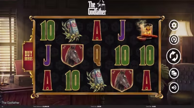 El logo de la The Godfather Maquina Tragamonedas