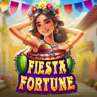 El logo de la Fiesta Fortune Maquina Tragamonedas